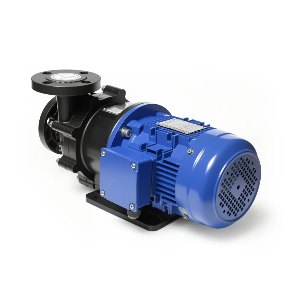 HMX Series Magnetic Drive Pump with sealless leak-free design for chemical transfer.