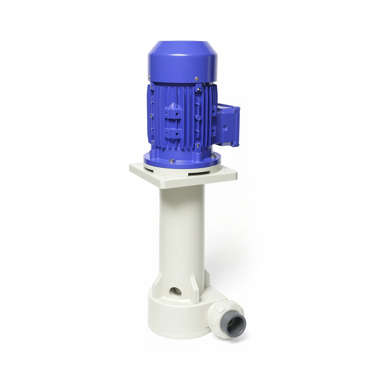 HUP Series Vertical Pump with dry-running safe and seal-less design for chemical transfer.